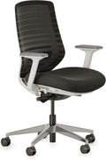 Branch black mesh ergonomic office chair, front angle view