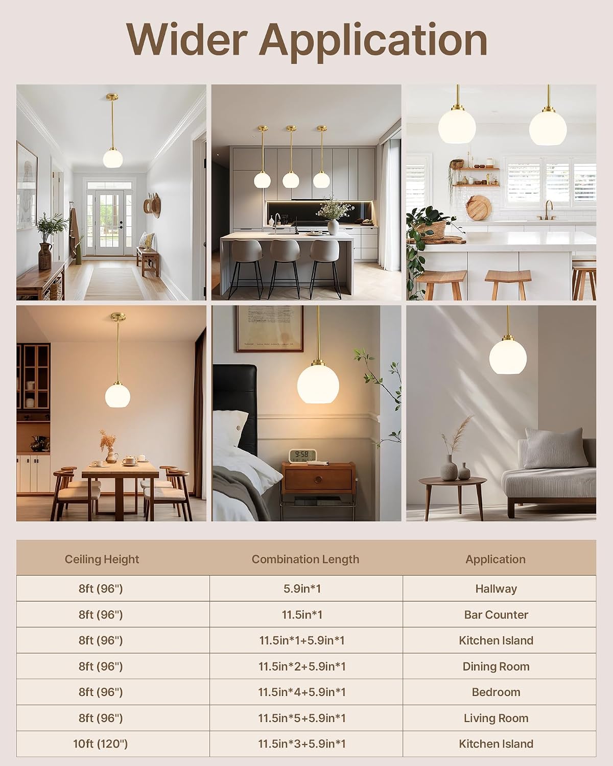 Majade pendant light milk glass globe close-up