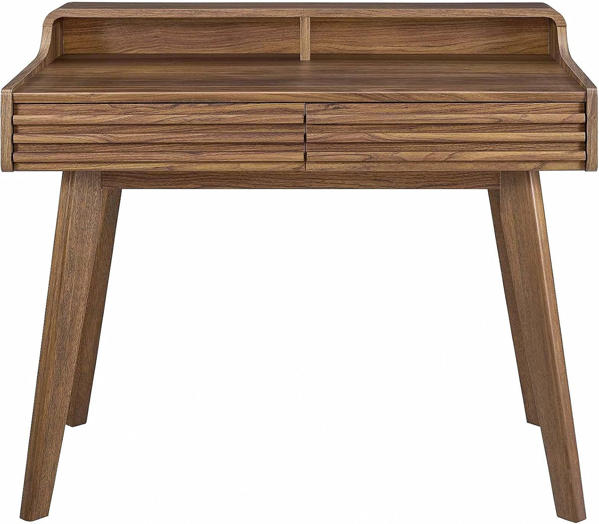 Modway Render Mid-Century Writing Desk in Walnut - view 6